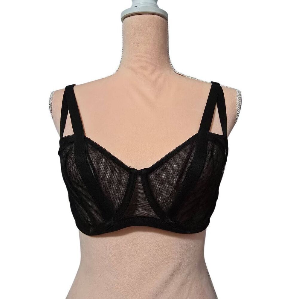 Victoria's Secret Very Sexy Sheer Mesh Strappy Balconette Bra